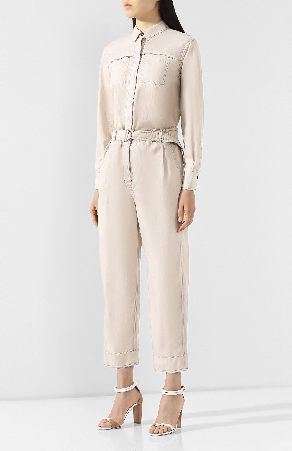 Хлопковый комбинезон BRUNELLO CUCINELLI, арт. ML680FL399, фото 3