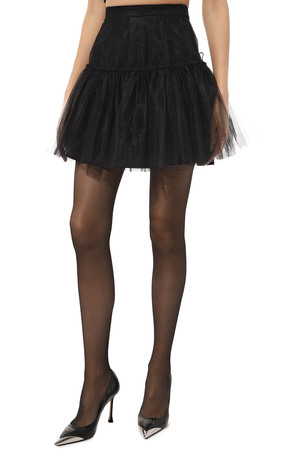 Юбка PHILOSOPHY DI LORENZO SERAFINI черного цвета по цене 37800 руб., арт. A0109/0717, фото 3 Юбка PHILOSOPHY DI LORENZO SERAFINI, арт. A0109/0717, фото 3