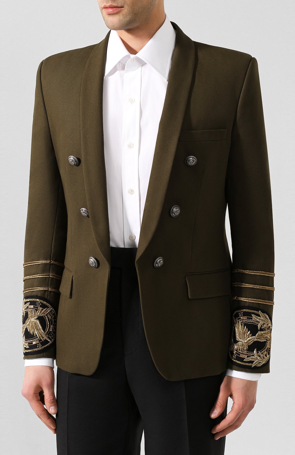 Хлопковый пиджак BALMAIN, арт. TH17139/C118, фото 3