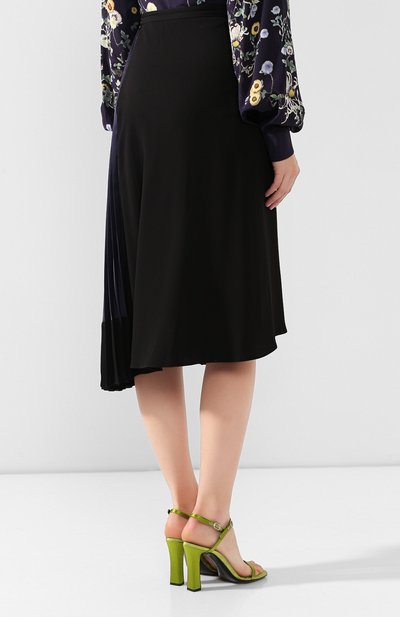 Юбка из вискозы MARNI темно-синего цвета по цене 71750 руб., арт. G0MA0129FQ/TV710, фото 4 Юбка из вискозы MARNI, арт. G0MA0129FQ/TV710, фото 4