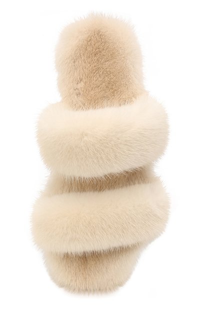 Сандалии из меха норки bleach SAINT LAURENT, арт. 649419/E0E00, фото 5