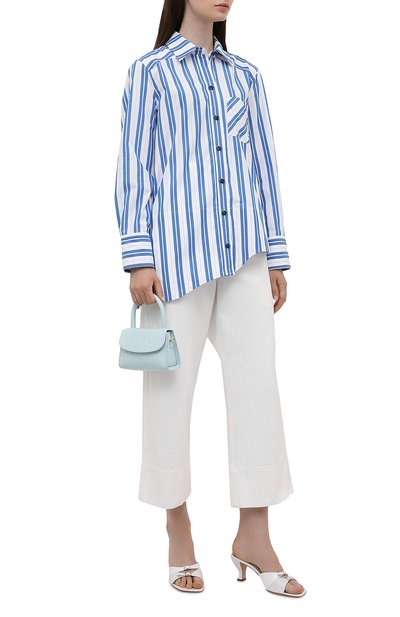 Хлопковая рубашка GANNI, арт. F5978, фото 2