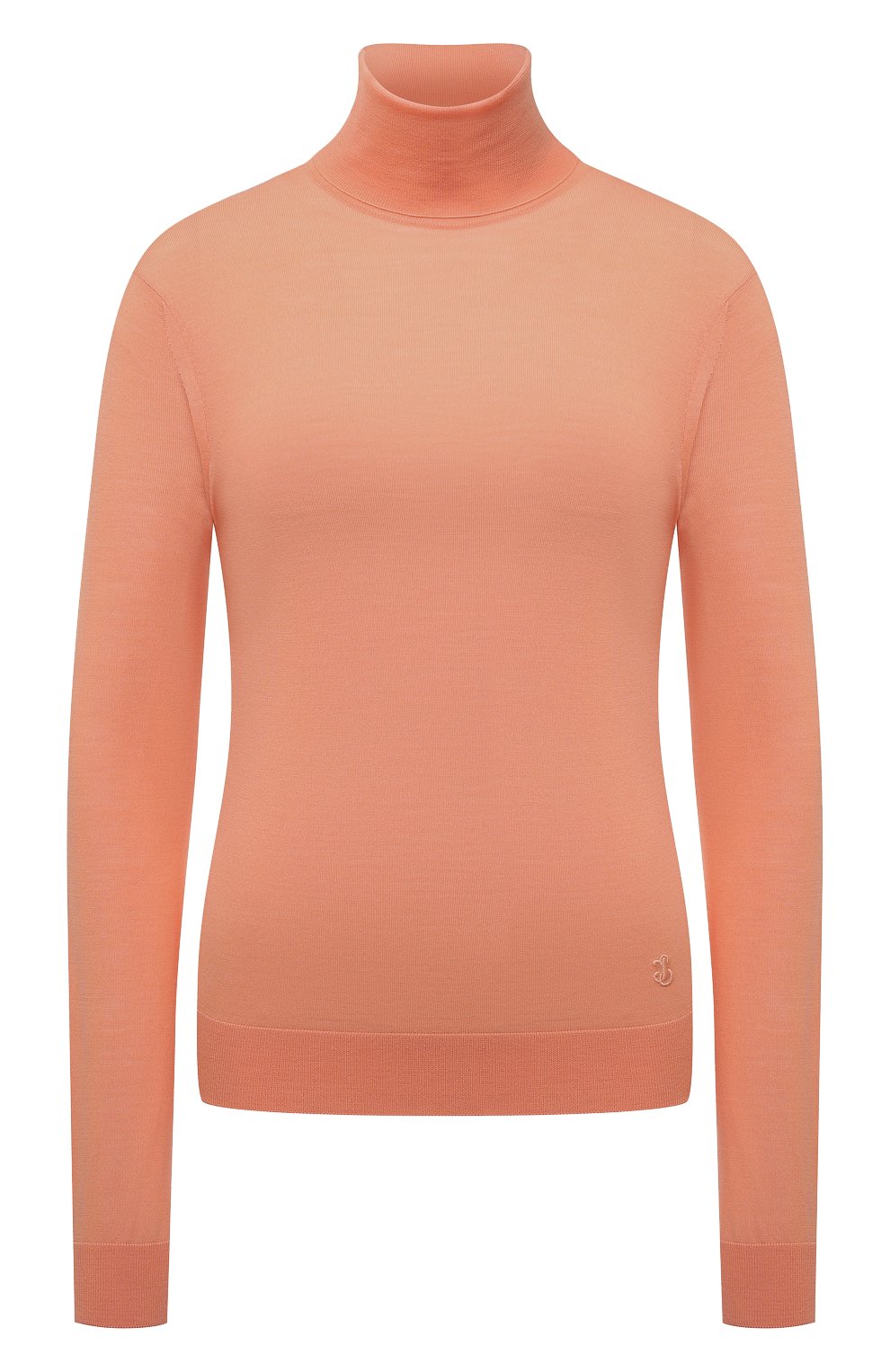 Шерстяная водолазка JIL SANDER кораллового цвета по цене 99500 руб., арт. JSCU753301-WUY20008, фото 1 Шерстяная водолазка JIL SANDER, арт. JSCU753301-WUY20008, фото 1