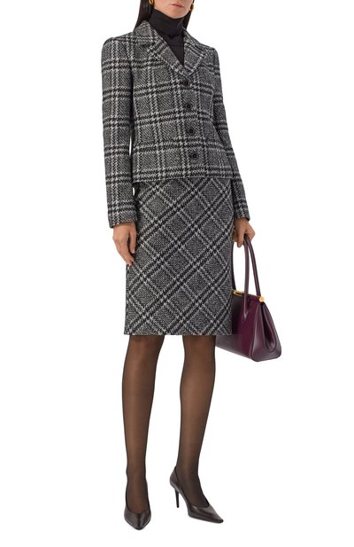 Юбка из шерсти и шелка DOLCE & GABBANA, арт. F4C6CT/FQZAH, фото 2