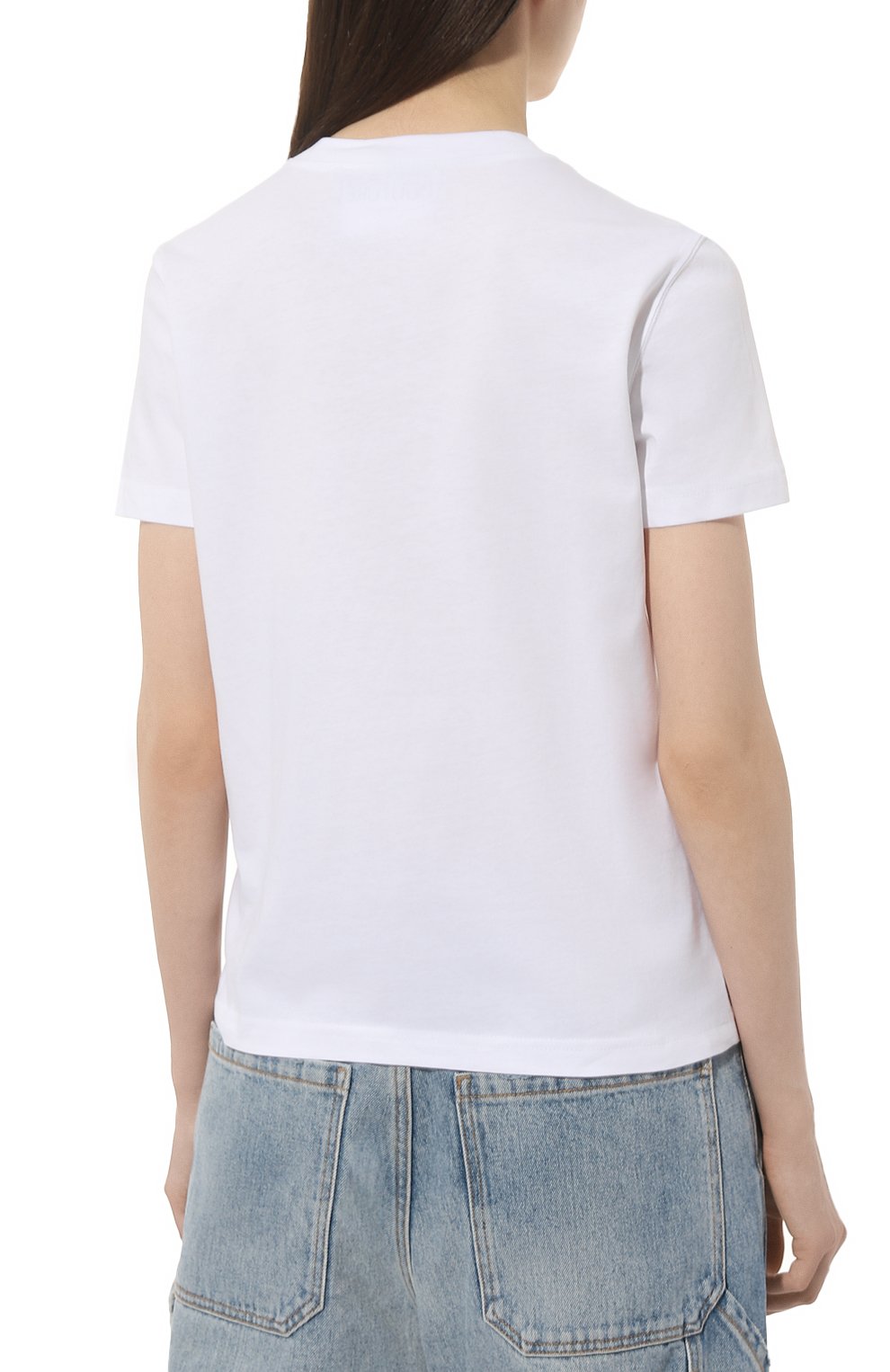 Хлопковая футболка VERSACE JEANS COUTURE, арт. 74HAHT03/CJ000, фото 4