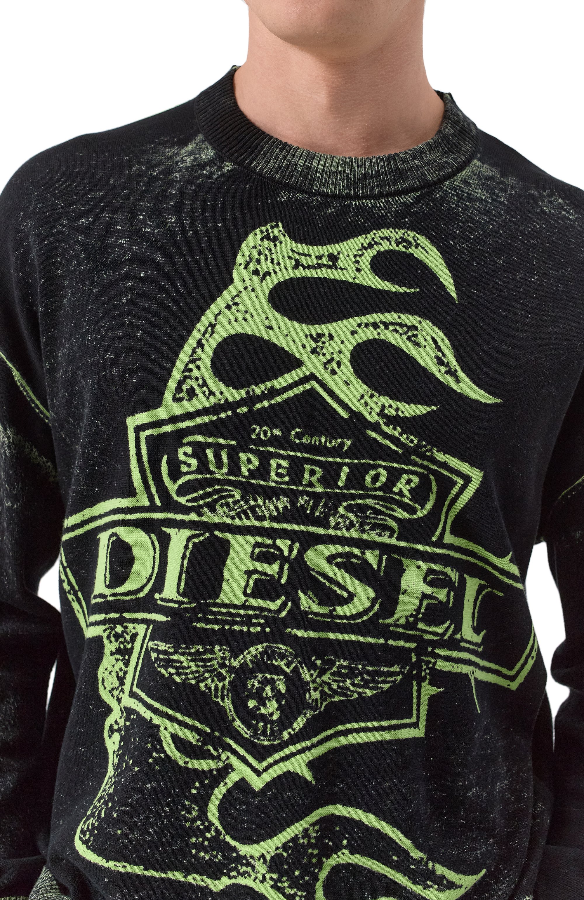 Хлопковый джемпер DIESEL, арт. A17507/0TKAU, фото 5