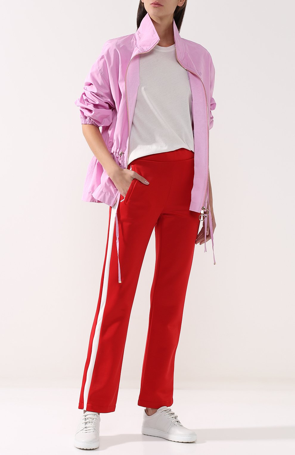 Брюки с эластичным поясом и лампасами MONCLER, арт. D1-093-87739-00-8496G, фото 2