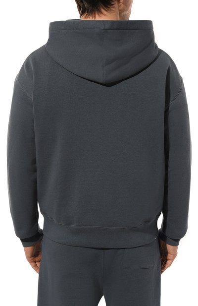 Хлопковая толстовка JIL SANDER синего цвета по цене 86200 руб., арт. J47HG0101/J20039, фото 4 Хлопковая толстовка JIL SANDER, арт. J47HG0101/J20039, фото 4