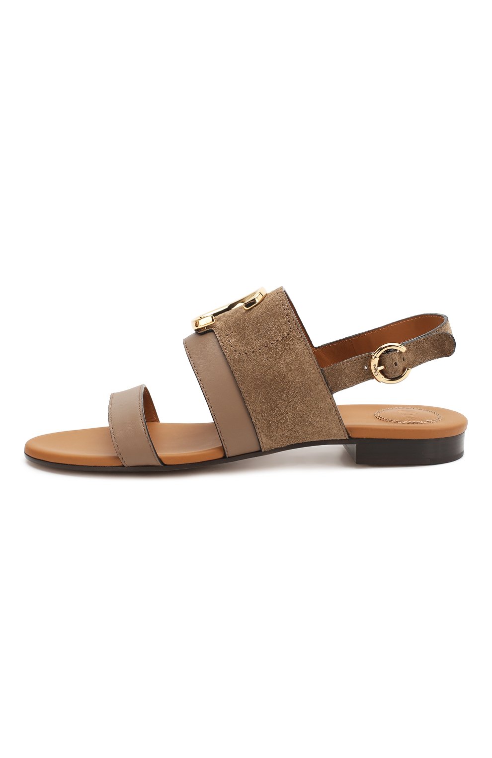 Кожаные сандалии CHLOÉ, арт. CHC20U32691, фото 3