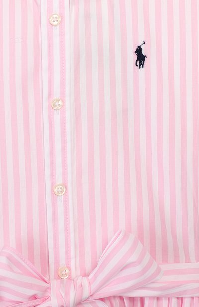 Хлопковое платье POLO RALPH LAUREN розового цвета по цене 11200 руб., арт. 312795601, фото 3 Хлопковое платье POLO RALPH LAUREN, арт. 312795601, фото 3