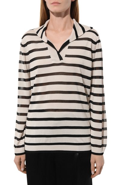 Пуловер из вискозы AND THE BRAND разноцветного цвета по цене 25760 руб., арт. S23-JM017-1603-1190, фото 3 Пуловер из вискозы AND THE BRAND, арт. S23-JM017-1603-1190, фото 3