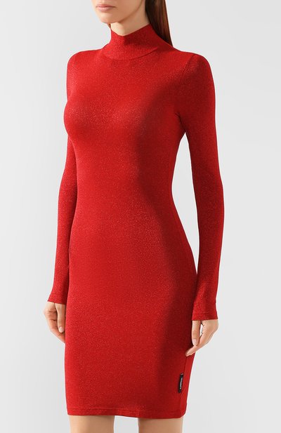 Платье VETEMENTS разноцветного цвета по цене 69300 руб., арт. WAH20DR403/RED GLITTER, фото 3 Платье VETEMENTS, арт. WAH20DR403/RED GLITTER, фото 3