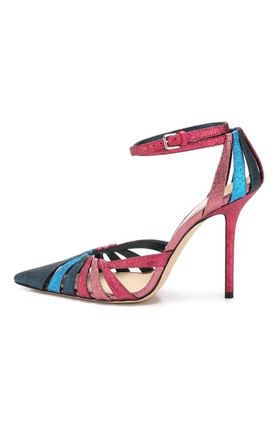 Туфли travis 100 с глиттером JIMMY CHOO, арт. TRAVIS 100/GYW, фото 3