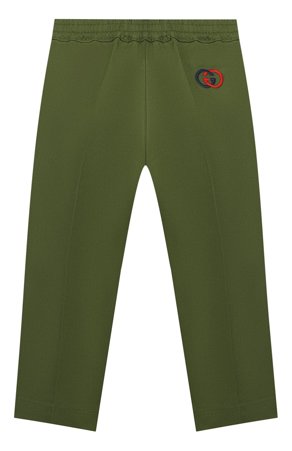 Хлопковые брюки GUCCI хаки цвета по цене 29500 руб., арт. 564594/XWAEY, фото 2 Хлопковые брюки GUCCI, арт. 564594/XWAEY, фото 2