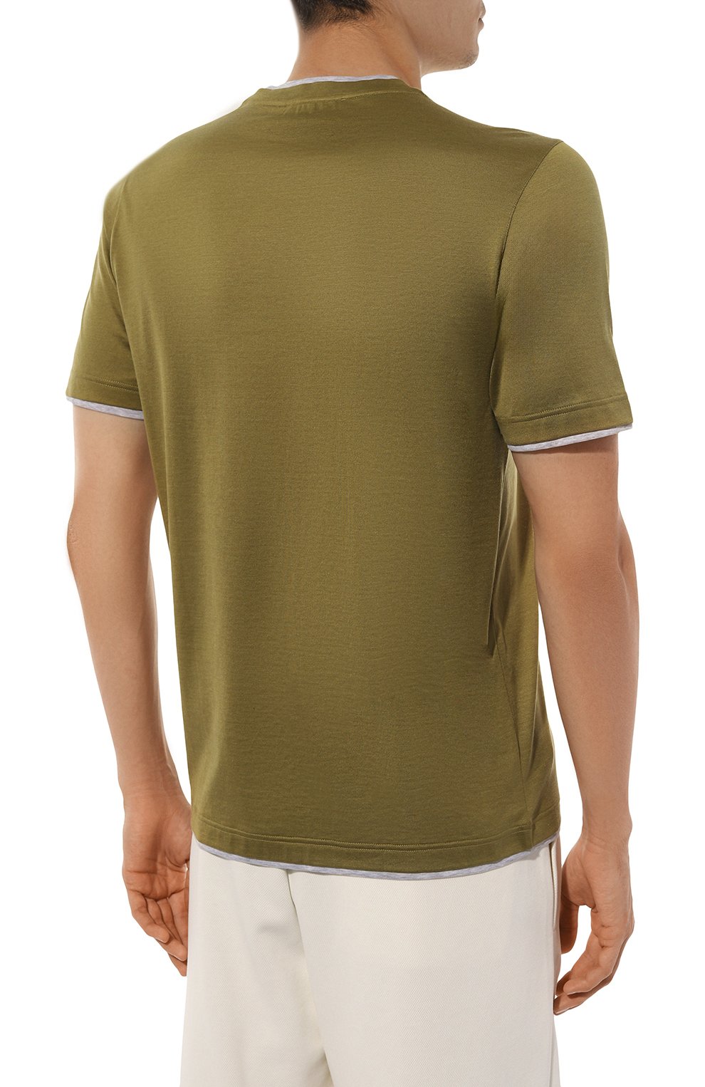 Футболка из шелка и хлопка GRAN SASSO, арт. 60123/78410, фото 4