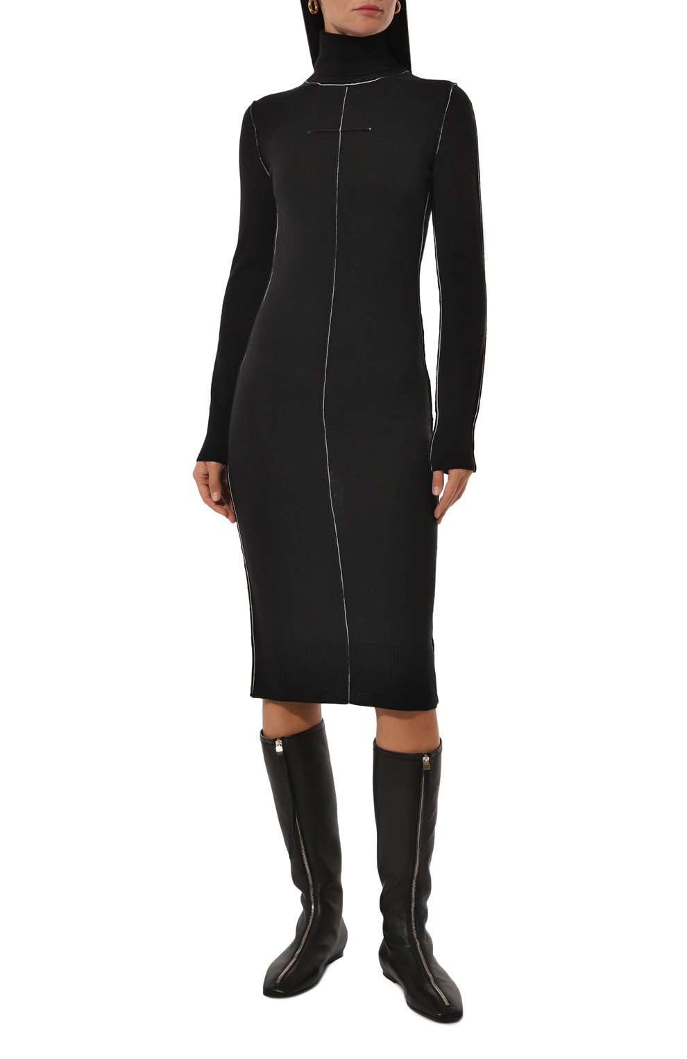 Шерстяное платье MM6, арт. S52DG0019/M13037, фото 3