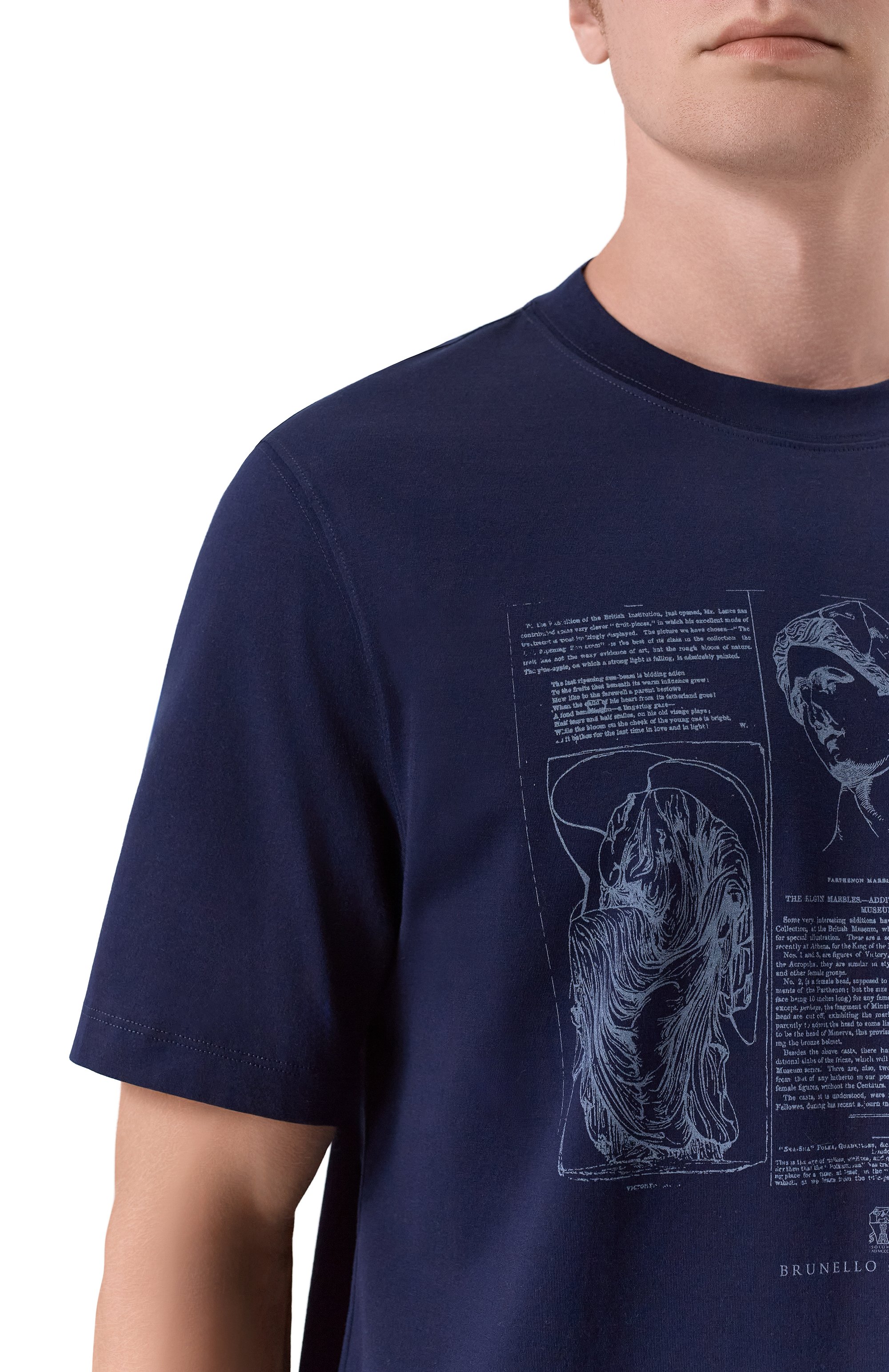 Хлопковая футболка BRUNELLO CUCINELLI, арт. M0B138517, фото 5
