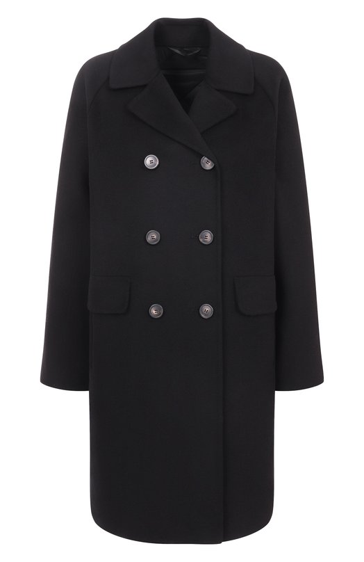 Шерстяное пальто Weekend Max Mara Z0LF0 Чёрный Z0LF0