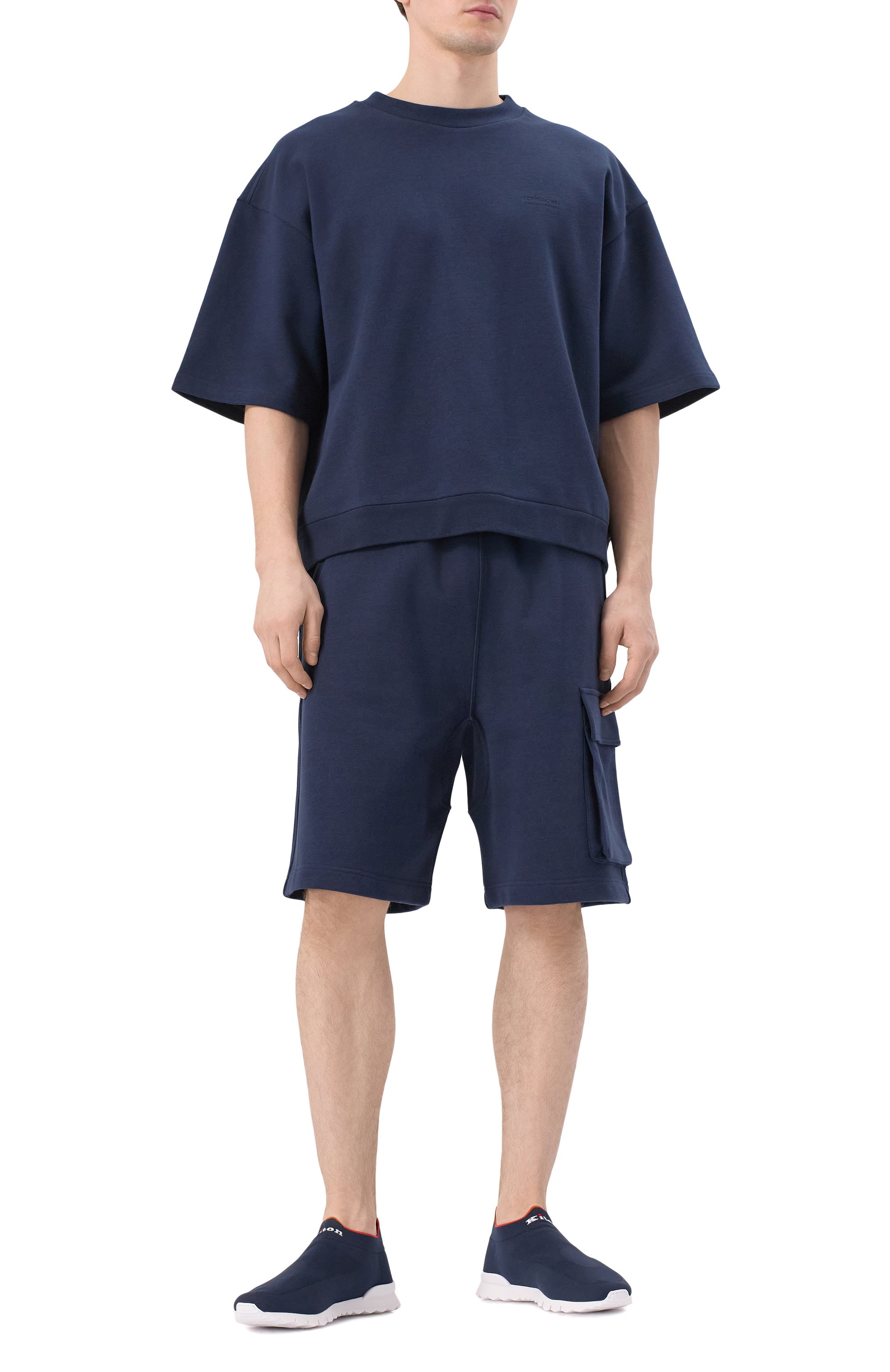 Текстильные кроссовки KITON, арт. USSA089N0104502, фото 2