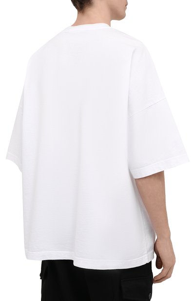 Хлопковая футболка PALM ANGELS, арт. PMAA041S21JER0060101, фото 4