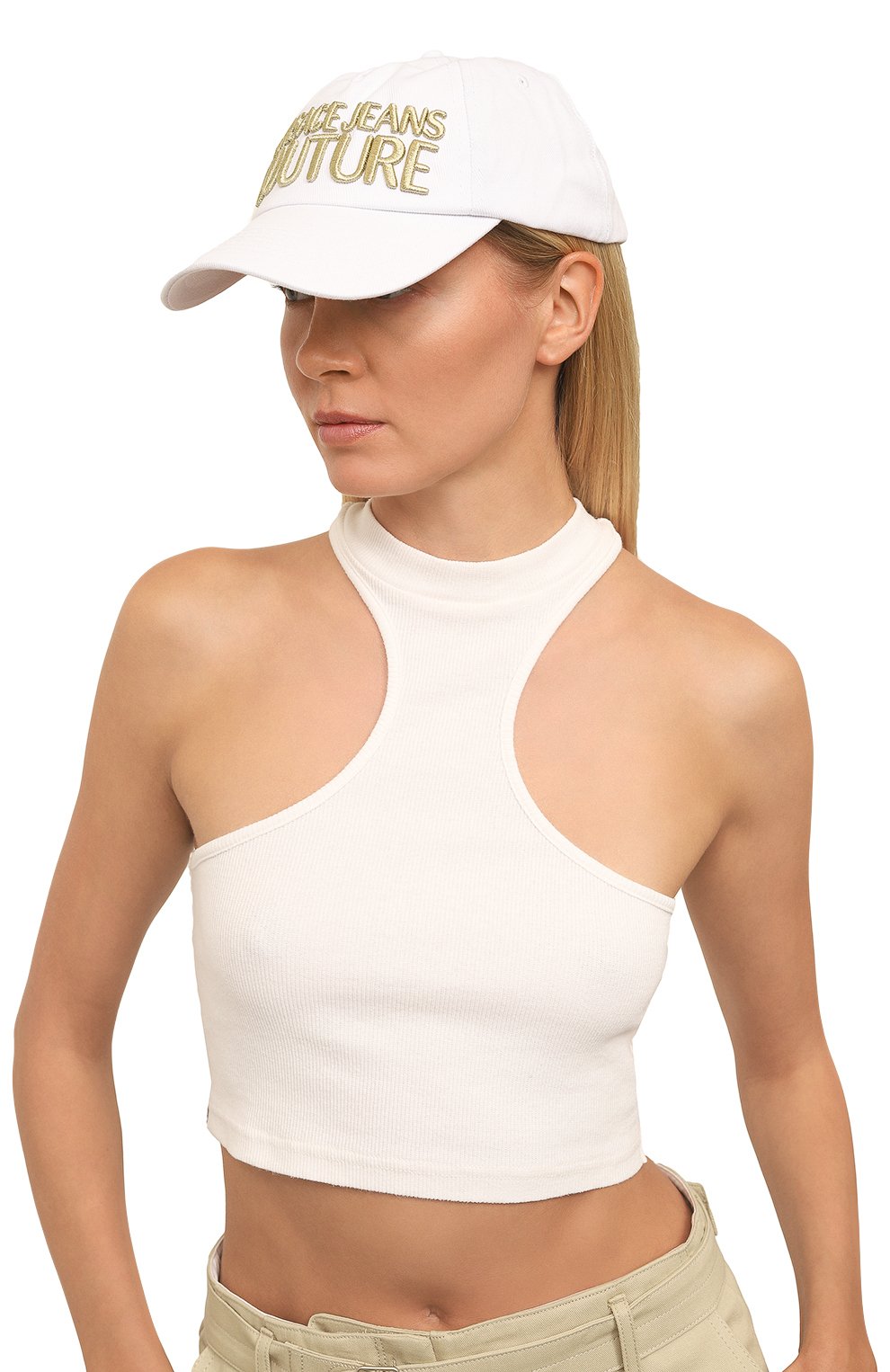 Хлопковая бейсболка VERSACE JEANS COUTURE, арт. 74VAZK10/ZG010, фото 2