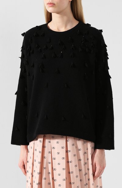 Пуловер из смеси шерсти и кашемира VALENTINO, арт. SB3KC04Y4QF, фото 3