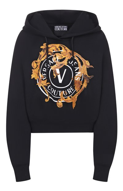 Женский хлопковое худи VERSACE JEANS COUTURE, арт. 79HAIE01/CF00E