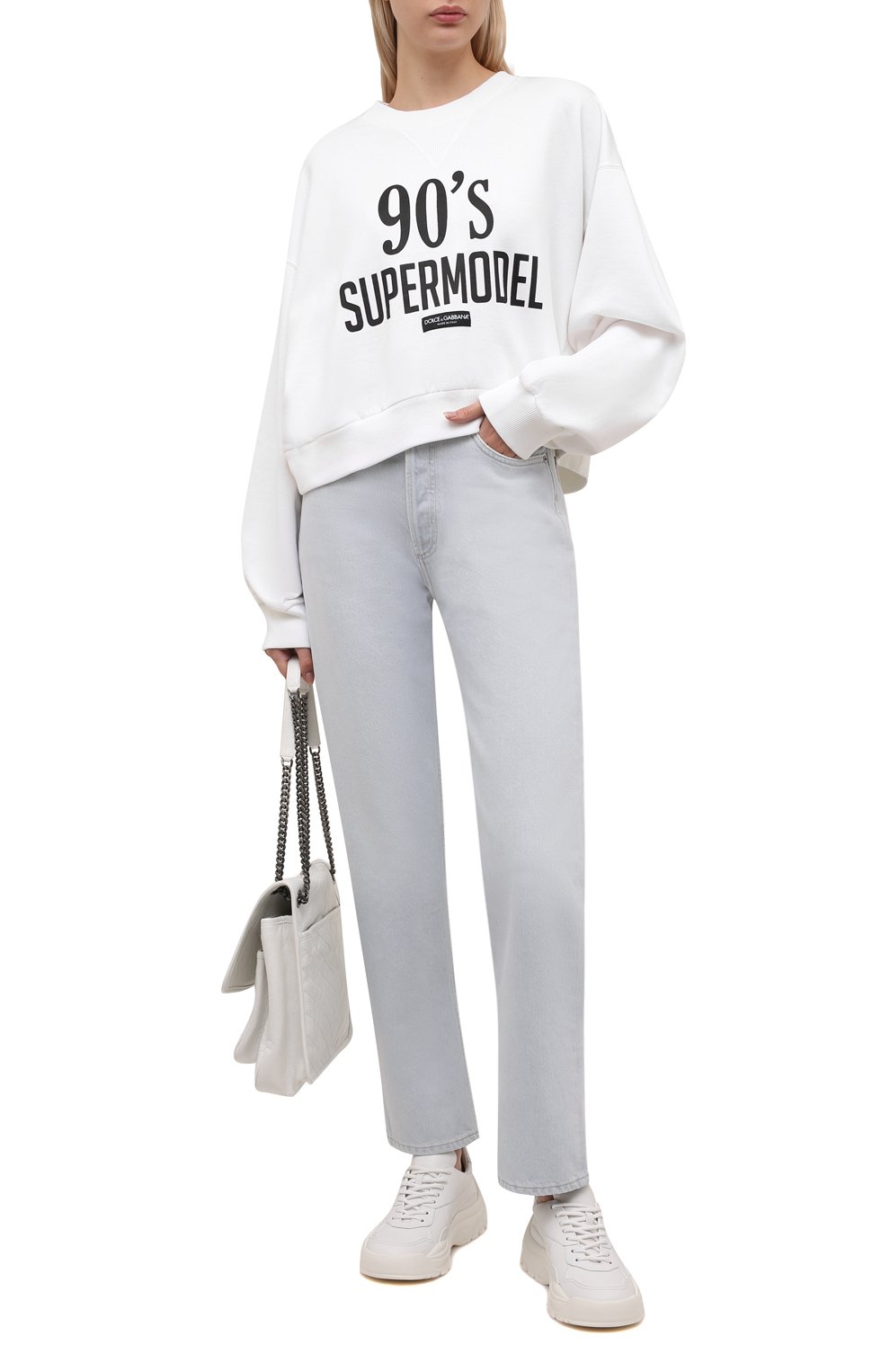 Хлопковый свитшот DOLCE & GABBANA, арт. F9L05T/FU7DU, фото 2