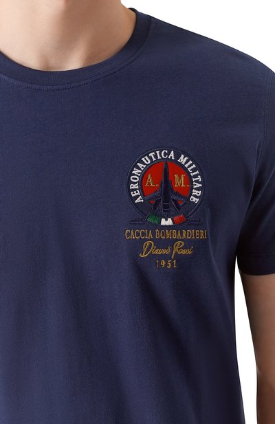 Хлопковая футболка AERONAUTICA MILITARE, арт. 251TS2408J592, фото 5