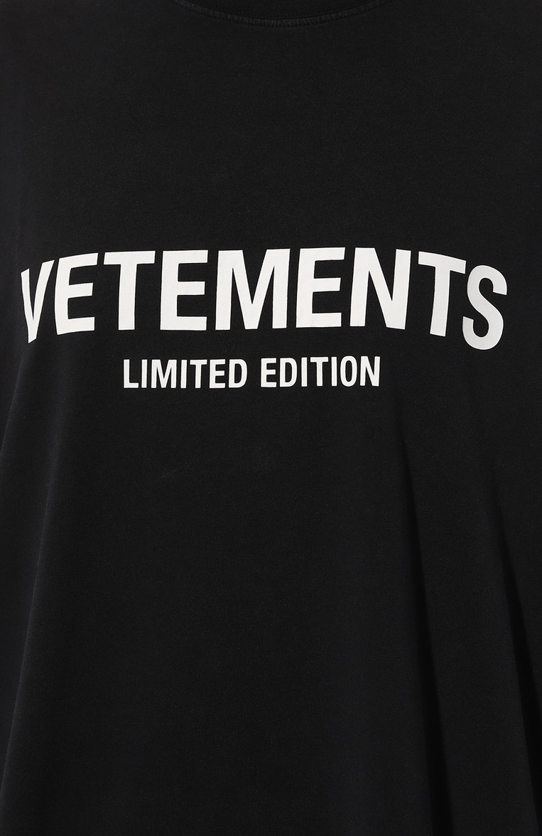 Хлопковая футболка VETEMENTS, арт. UE54TR170B, фото 8