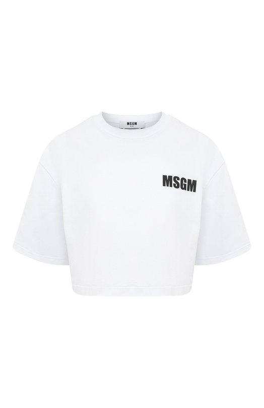 фото Хлопковая футболка msgm
