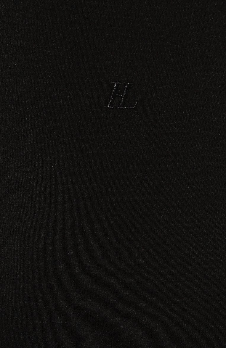 Женская майка HELMUT LANG черного цве�та, арт. 001HW521 | Фото 5 (Материал внешний: Синтетический материал, Хлопок; Длина (для топов): Стандартные; Материал сплава: Проставлено; Драгоценные камни: Проставлено; Стили: Минимализм)