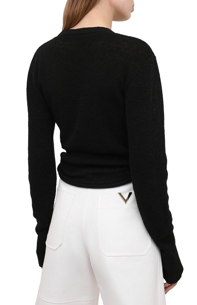 Льняной кардиган JACQUEMUS, арт. 211KN42/210990, фото 4