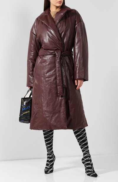 Кожаное пальто BALENCIAGA, арт. 583541/TFS06, фото 2