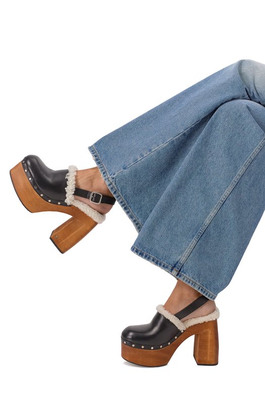 Кожаные туфли Alida Platform 135 Jimmy Choo ALIDA/PF 135/EWD Чёрный  ALIDA/PF 135/EWD Фото 2