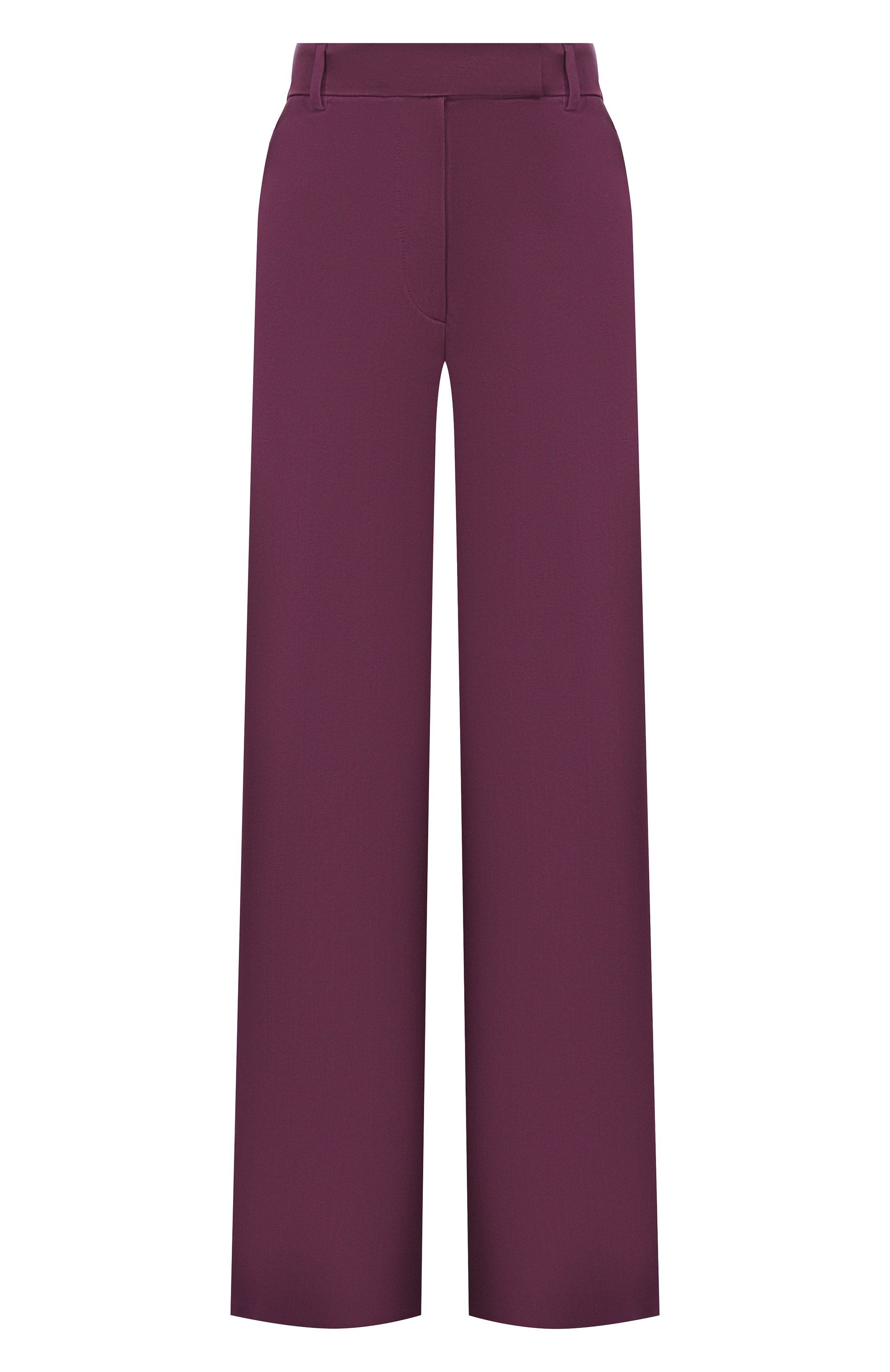 Брюки из вискозы DRIES VAN NOTEN фиолетового цвета по цене 86500 руб., арт. 010946/3177, фото 1 Брюки из вискозы DRIES VAN NOTEN, арт. 010946/3177, фото 1