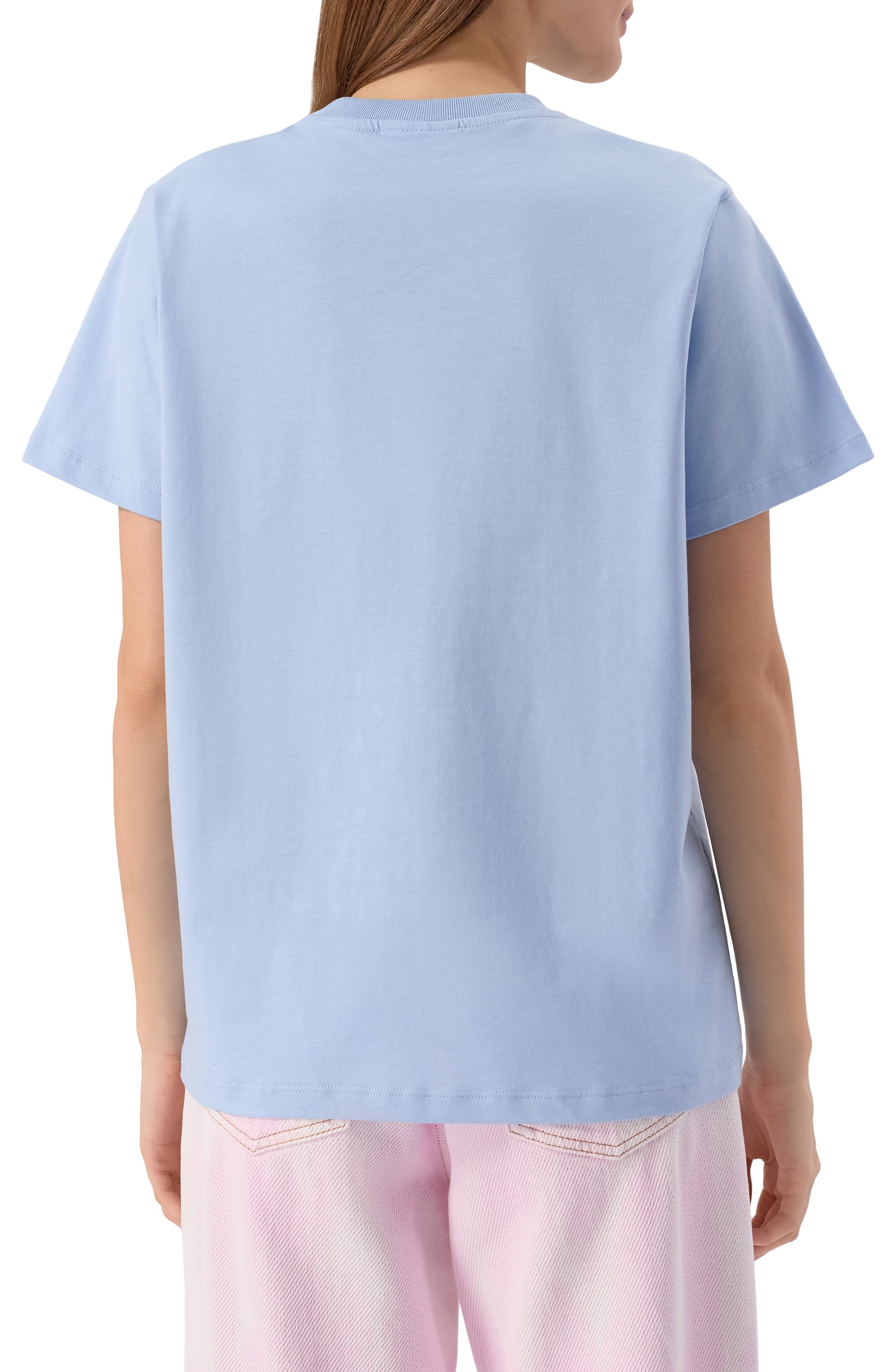 Хлопковая футболка GANNI, арт. T4278, фото 4