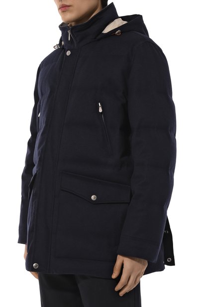 Шерстяной пуховик BRUNELLO CUCINELLI, арт. MM4631823, фото 3