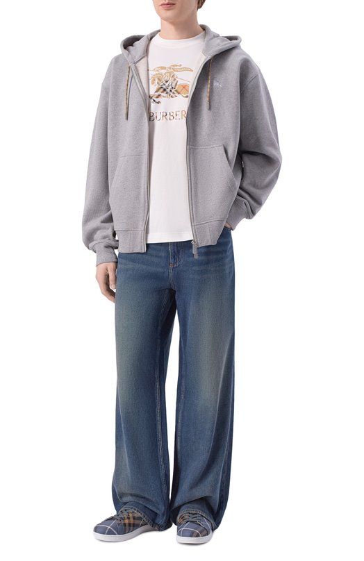 Текстильные кеды Set Burberry 8123010 Синий  8123010 Фото 2