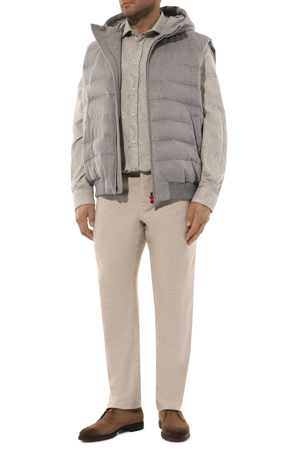 Хлопковая рубашка BRUNELLO CUCINELLI, арт. MY6200627W, фото 2