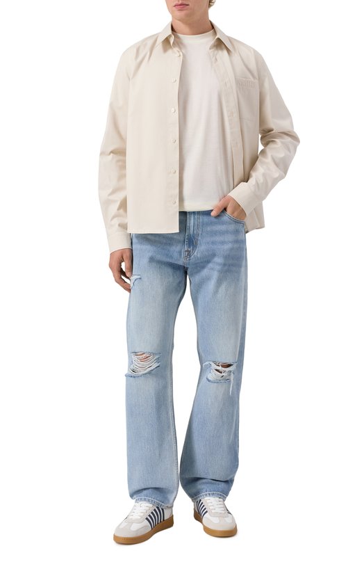 Джинсы Modern Straight 7 For All Mankind 7TD80E35-1DI Синий  7TD80E35-1DI Фото 2