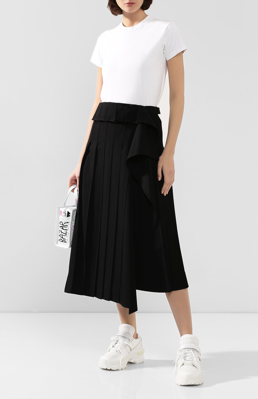 Шерстяная юбка YOHJI YAMAMOTO, арт. NC-S09-100, фото 2