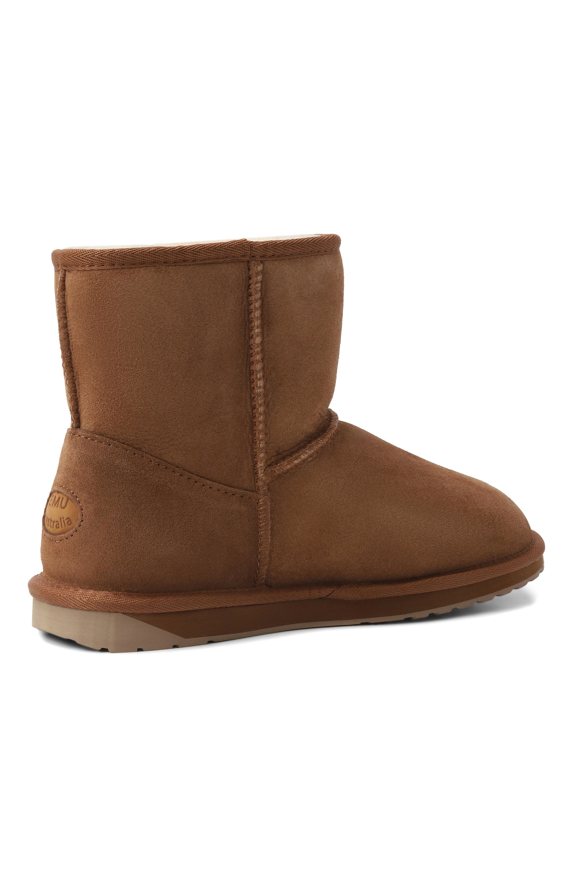 Замшевые угги platinum stinger mini EMU AUSTRALIA светло-коричневого цвета по цене 23990 руб., арт. M10003, фото 5 Замшевые угги platinum stinger mini EMU AUSTRALIA, арт. M10003, фото 5