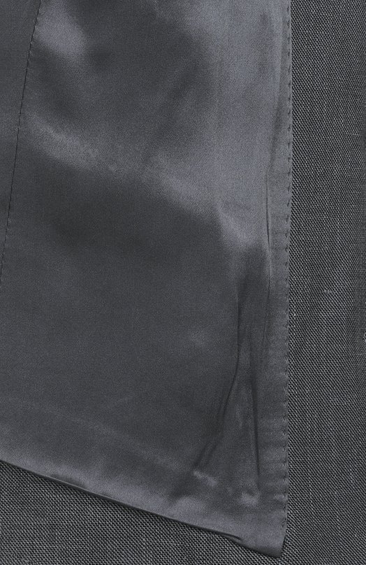 Жилет изо льна и шерсти Kiton D47456K0603E03 Серый  D47456K0603E03 Фото 7