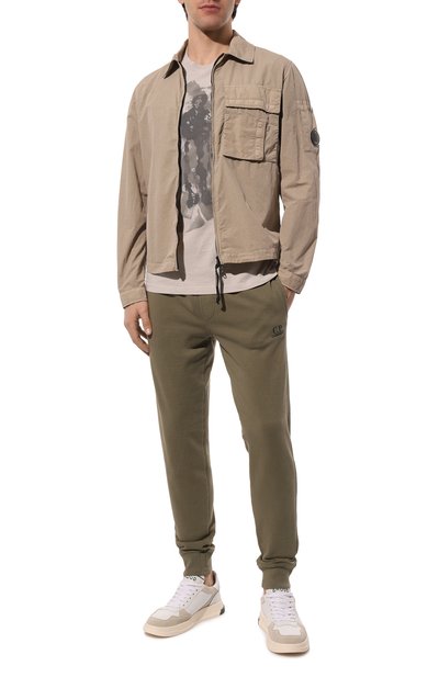 Хлопковые джоггеры C.P. COMPANY, арт. 14CMSP138B-005398R, фото 2