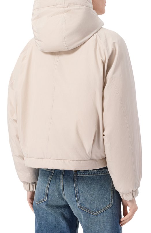 Пуховая куртка Brunello Cucinelli MG5017835P Кремовый  MG5017835P Фото 4