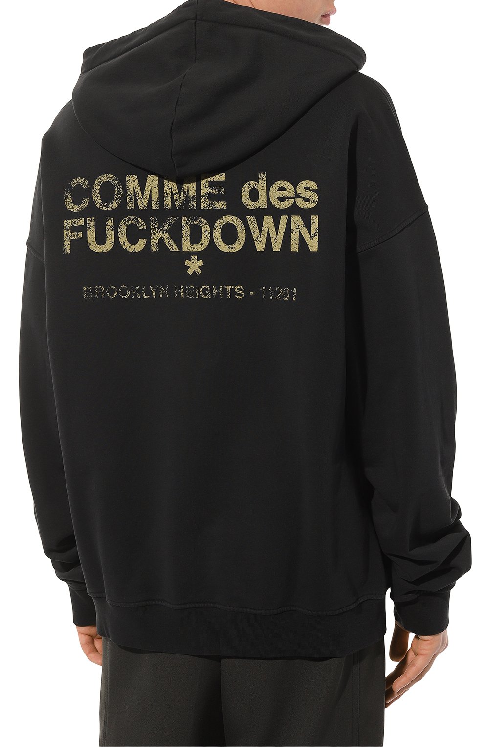 Хлопковое худи COMME DES FUCKDOWN, арт. CDFU2555, фото 4