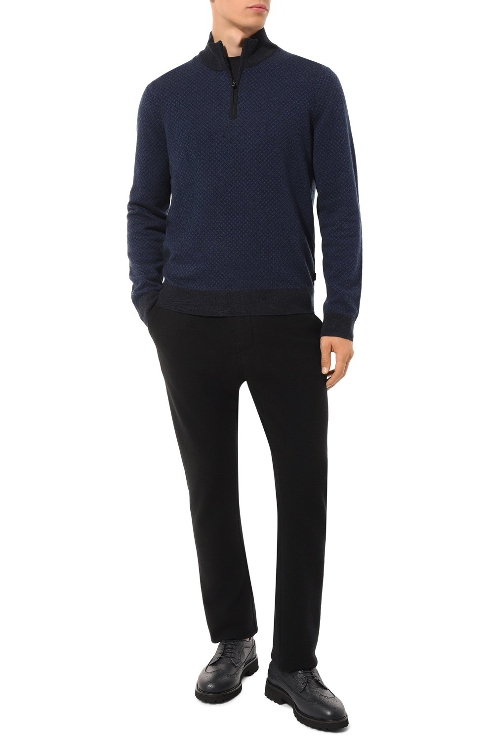 Кожаные дерби CAMERLENGO, арт. 16591/BLU, фото 2