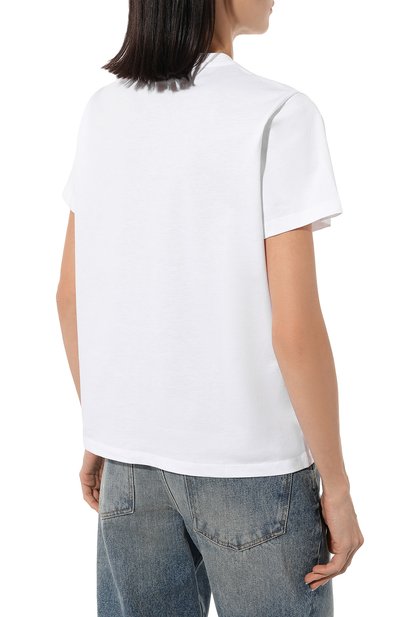 Хлопковая футболка GANNI, арт. T3673, фото 4