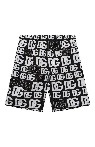 Плавки-шорты DOLCE & GABBANA черно-белого цвета по цене 22300 руб., арт. L4J835/G7D7Z/8-14, фото 2 Плавки-шорты DOLCE & GABBANA, арт. L4J835/G7D7Z/8-14, фото 2